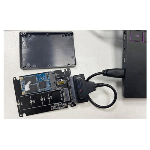 M.2 Solid-State SSD para Sata3 Ngff Msata para Serial Adapter Card Dual-Use 2-In-1 Com 1