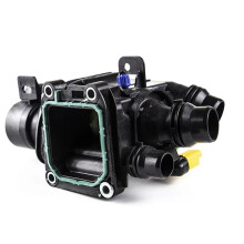 9812131480 Car Thermostat Housing Water Flange Engine Coolant for 308 1.2T