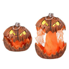 LED Devil Pumpkin Lantern Halloween Pumpkin Lamp Flashing Lighting Festival Halloween Party Decoration