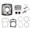 65.5mm Motorcycle Engine Cylinder Piston Kit for Italika Ft125 Ft150 Rt180 1