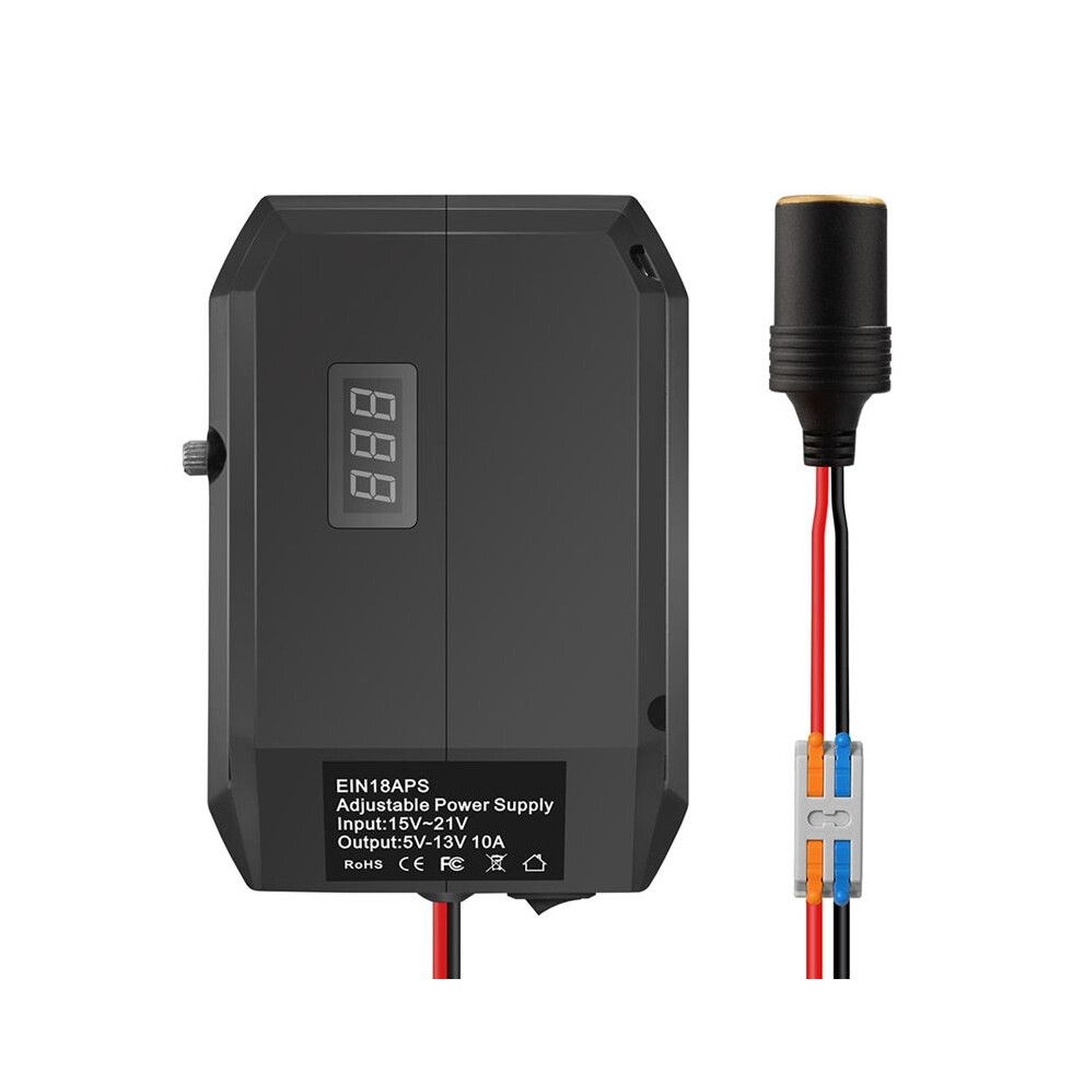 18V Power Wheels Battery Adapter For Battery, 18V To 12V Step Down Converter,Cigarette Lighter Buck Adapter 4712366924604