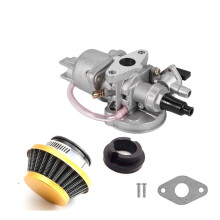 42MM Air Filter+Carburetor Kit for 2 Stroke 47Cc 49Cc Engine Parts Moto Kids Atv Quad Dirt Pocket Bike Gold