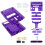 Replacement Shell Case for  SNES SFC US Version Retro Gaming Consoles Translucent Case 1
