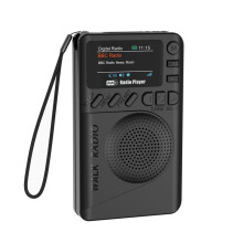 DAB FM Digital Radio with Headphone Jack Portable Radio Speaker Digital Pocket DAB/DAB+ Radio for Running Sports
