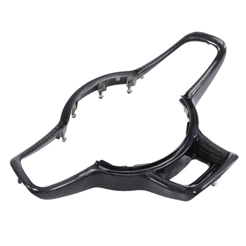 Carbon Fiber Steering Wheel Decorative Frame Rline Button Frame for   7 MK7  B8  MK2 B