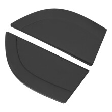 Embellecedor de Panel Triangular para Puerta Trasera Exterior de Automóvil 838301E000 838401E000 para Accent 2006-2010 Panel de Pilar Exterior