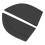 Car Exterior Rear Door Triangular Panel Trim 838301E000 838401E000 for  Accent 2006-2010 Outside Pillar Panel 1