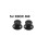 100Pcs 3D Analog Joystick Thumb Stick Grip Cap Button Repair Part Cover Thumbstick Replacement for  360 Controller 4