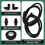 Automatic Transmission Cooler AN6 -6AN Hoses  Kit for  4L60E 4L65E TH350 TH400 1