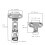 Marine Grade Boat Door Hatch Anti-Rattle Latches, Hold Down Clamp Latches, Solid Construction, Lockable,(2 PCS) 8