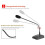 Professional Wired Conference Microphone Desktop Gooseneck Condenser Microphone for Broadcasting Speech Microphone 6