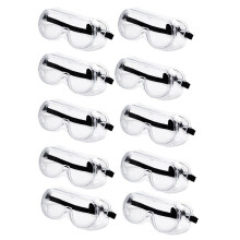 10 Gafas de Seguridad para Exteriores, Antisalpicaduras, A Prueba de Polvo, para Trabajo en Laboratorio, Protección Ocular, Gafas de Seguridad