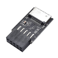 Expansion Card Module USB2.0 9PIN Female to TYPE-E A-KEY Adapter 20 to 9 Pin Expansion Card 9PIN to A-KEY Module B