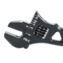 Adjustable an 3 4 6 8 10 12 Metal WRENCH HOSE Fitting Tool Metal Spanner AN3-AN12 PQY-SLW0601 Black