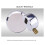 Cp-3184 Hidden Shackle Padlocks Keyed Solid Steel with 2 Keys Hide Lock Body Security Lock for Universal 3