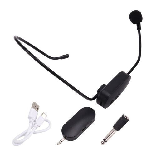 Handheld 2.4G Wireless Microphone -Mounted Microphone Volume Amplifier Teaching Loudspeaker for Voice Teaching