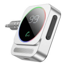 Aux Adapter for Car,Portable Car Adapter, Wireless Audio Receiver for Car /Home Stereo Speaker