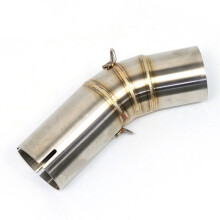 Silencieux D'Échappement à Enfiler pour Moto pour 959 Panigale 60 mm avec Lien Central en Acier Inoxydable