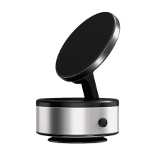 Vacuum Phone Holder Suction Cup Folding Car Phone Stand Navigation Stand for 12/13/14/15 Series Model Silver