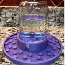 Bee Feeder Base för Regular Mouth Mason Jar, Bee Water Station, Bee Base för Garden, Bee Cups Water Base för Been