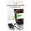 TypeC to Micro-USB 3.0 Cable 5Gbps 5A Quick Charging Cord for  Hard Drive Disk TypeC to Micro-B Connector Cable,B 7
