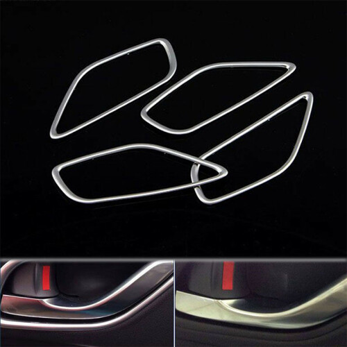 Per  CX-5 CX5 KE 2012-2016 Chrome Interior Door Handle Trim Decor Car Styling 1