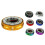 Universal Car Auto Racing Thin Version Steering Wheel Quick Release Hub Adapter Snap Off Boss Kit Silver 6