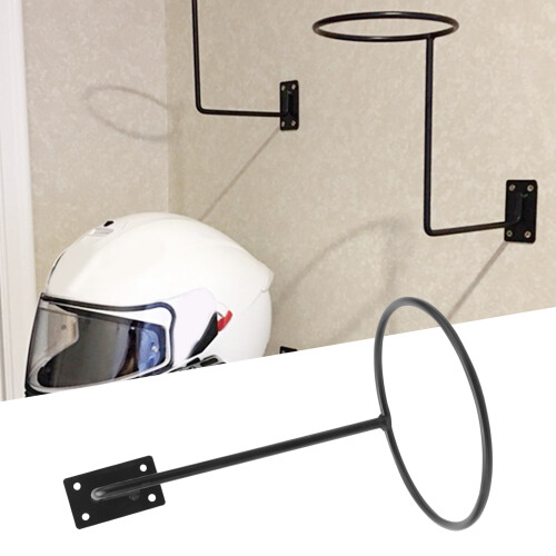 3 Pack Motorcycle Accessories Helmet Holder Helmet Hanger Rack Wall Mounted Hook 2