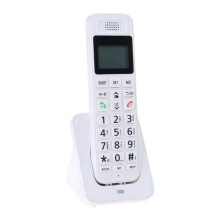 D1018 Teléfono de Oficina de Negocios Home Teléfono Inalámbrico Digital de Mano Baja Radiación con Pantalla LCD Enchufe de EE. UU