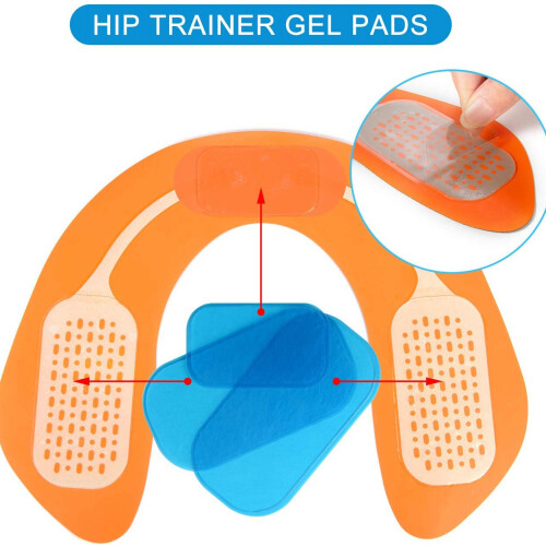 30Pcs Hip Trainer Gel Pads ABS Gel Pad Replacement for EMS Buttock Trainer ABS Replacement Gel Sheet 2