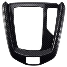 Carbon Fiber ABS Car Central Gear Shift Knob Panel Frame Cover Trim Car Styling for 2 20-21 CX-3 15-21 RHD