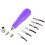 Linoleum Cutter Kit Assortment Carving Tools for DIY Block Printing, Includes 6 Blades , 1
