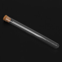 50Pcs Laboratory Plastic Test Tube 15Ml with Cork 15X150Mm Laboratory School Education Supplies