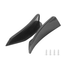 2Pcs Front BUmper Side Air Splitter Spoiler Black for W176 A180 A200 A220 A250 Amg A45 a Class 2016-2018