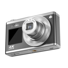 4K HD Lente Telescópica Alta Definição Tela Dupla Câmera Digital 16x Zoom Óptico Câmera Selfie Beleza À Prova D'Água C
