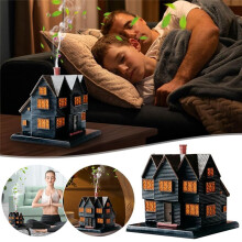 Salems Witch House Wierookbrander Massachusetts Witch House voor Halloween Kerstvakantie Ornament Wierookbrander2PCS