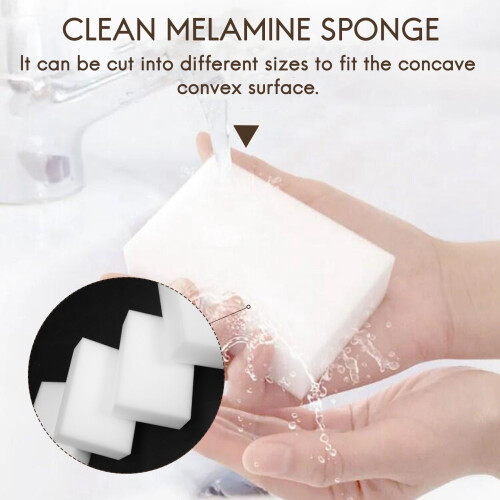 100Pcs Magic Sponge Eraser Kitchen Duster Wipes Clean Accessory Microfiber Dish Cleaning Melamine Sponge 10X7X3CM 1