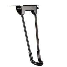 4 Pieds de Meubles en Métal avec Pince à Cheveux de 18,5 cm, Design Pliable et Amovible, Protection Du Adaptée Aux Petites Tables Basses