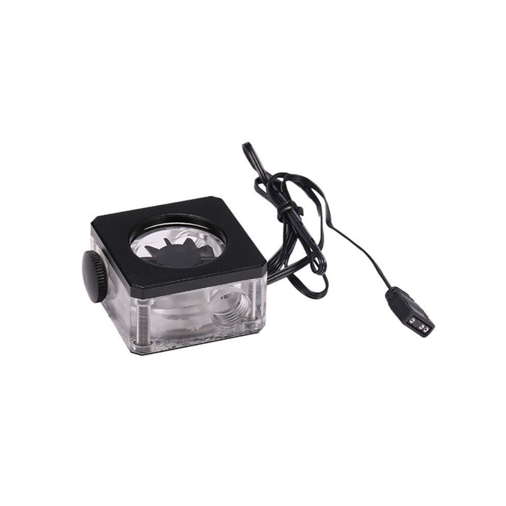 Water Cooling Flow Meter Rgb Water Flow Meter G1/4Inch Flow Meter System For Pc Gaming Water Cooling Building Black 4714025549340