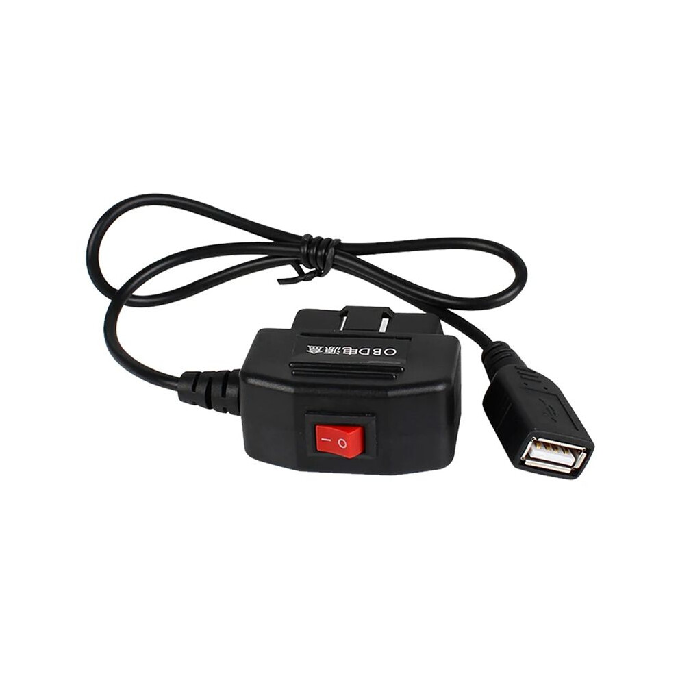 Car Dvr Hardwire Kit For Low Vol Protection 5V 3A Usb Port Car Charge Cable Obd Dashcam 24H Parking Monitoring Accessory Black 4713404551752