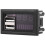 12V Digital Voltmeter Voltage Battery Panel Meter for Car Motorcycle USB 5V 2A Output 3