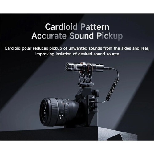 Comica VM10 PRO Camera Shotgun Microphone with Shock Mount, for , Android and DSLR