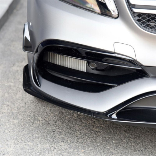 Front Bumper Spoiler Decorative Front Bumper Lip For   A-Class W176 AMG- A45 2015-2018 1
