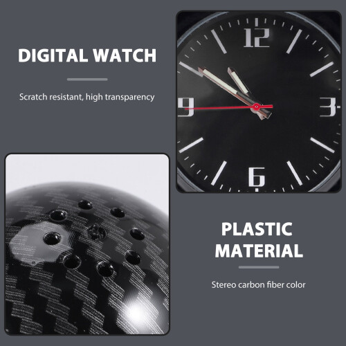 Electronic Car SUV Interior Dashboard Clock Console Decor Backlight Car Accessories 2