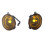 01-06 For- E46 For- E39 Yellow Lens Pair Bumper Fog Light Lamp Replacement 5