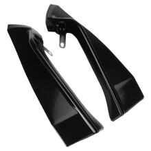 1 Pair of Gloss Black Car Rear Spoilers Rear Corner Protectors for 13-18 Decorative Modification Parts