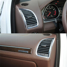 1Pair Front Dashboard Air Conditioner AC Vent Outlet Grille Panel Cover for Q7 2006-2015 4L0820901 4L0820902
