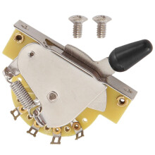 5 Way Lever Selector Five-Speed Tone Guitar Accessories for ST SQ Electric Guitar Parts Replacement Black