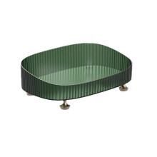 Make--ParfüM-Organizer, SchlüSselaufbewahrung, Ornamente, Dekoratives Kommoden-Tablett, Arbeitsplatten-Organizer-Tablett für Kosmetik, A