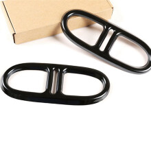 Stainless Steel Car Rear Exhaust Tail Pipe Cover Trim for - GLA/GLB 2020-2021 Muffler Decoration Frame